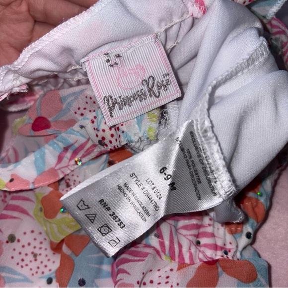 Floral Ruffle Baby Dress - Picture 3 of 3